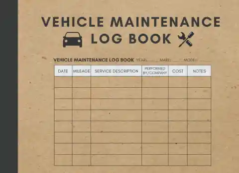 Maintain A Car Maintenance Log