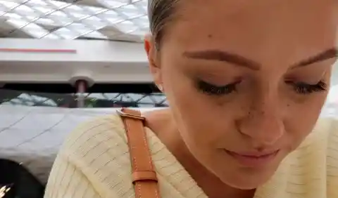 Her Phone Beeped