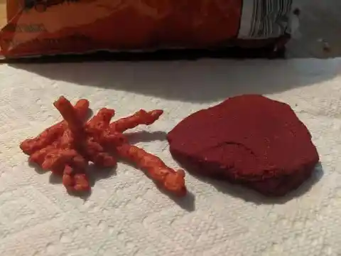 Block of Hot Cheetos Dust